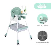 Silla de Comer de bebé modelo Betty color Verde